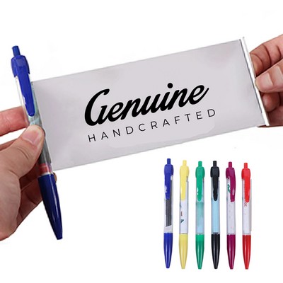 Promotional Advertising Paper Roll Ballpoint Pen