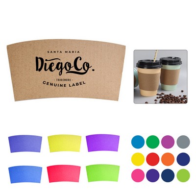 Kraft Paper Coffee Cup Sleeve