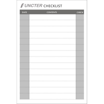 Simple Self-Discipline Memo Planner/40 Sheets