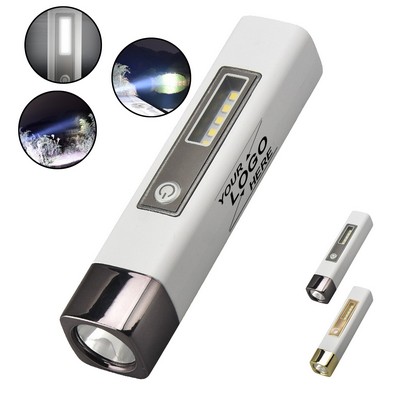 3 in1 Mini Lightning COB Rechargeable Flashlight