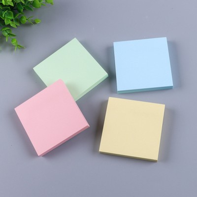 Blank Sticky Notes, 2.95x2.95 Inches, 100 Sheets, 80gsm Paper