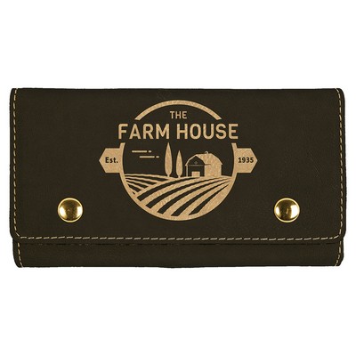 Leatherette Card & Dice Set