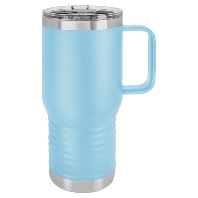 Polar Camel 20 oz. Light Blue Travel Mug