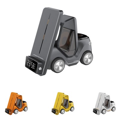 3 in 1 Forklift Wireless Charging Phone Holder