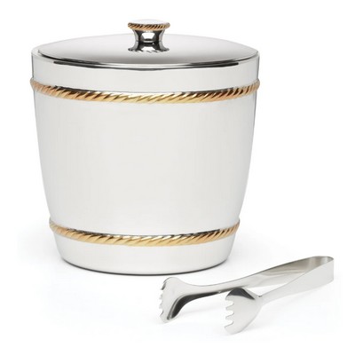 Reed & Barton® Roseland Ice Bucket & Tongs
