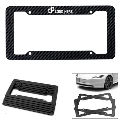 Carbon Fiber License Plate Frame Holders