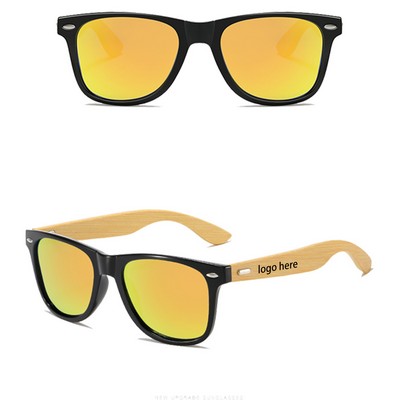 Bamboo Legs Polarised Sunglasses