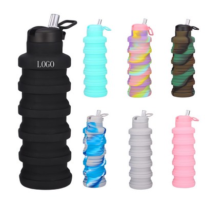 Silicone Folding Travel Water Bottle