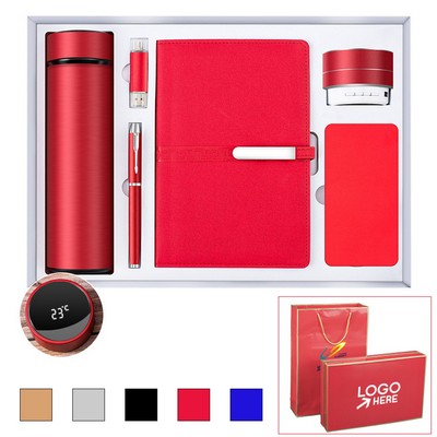 Premium Corporate Gift Set With Smart Bottle & Accessories