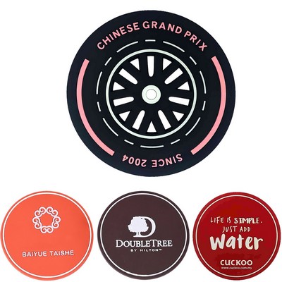 PVC Soft Plastic Coaster