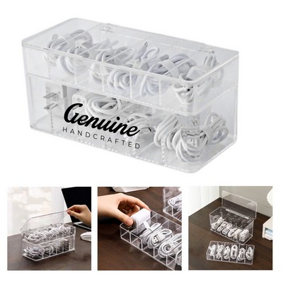 Double Compartment Cable Organizer