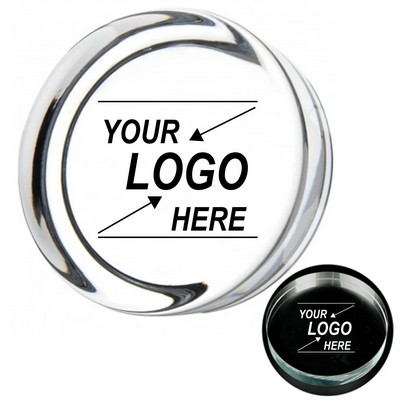 Customizable Size Shape Crystal Glass Paperweight.