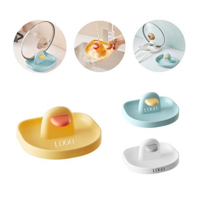 Vertical Kitchen Shelf Pot Lid Rack