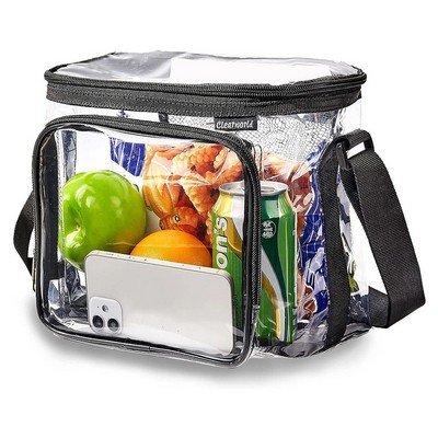 Clear Stadium Tote with Zipper