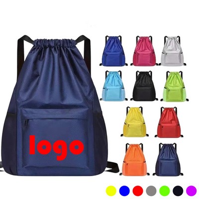 Waterproof Oxford Cloth Drawstring Backpack