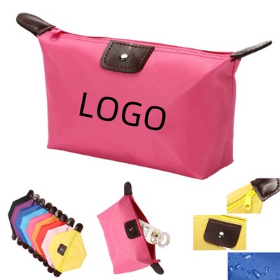 Dumpling-Shaped Cosmetic Storage Bag