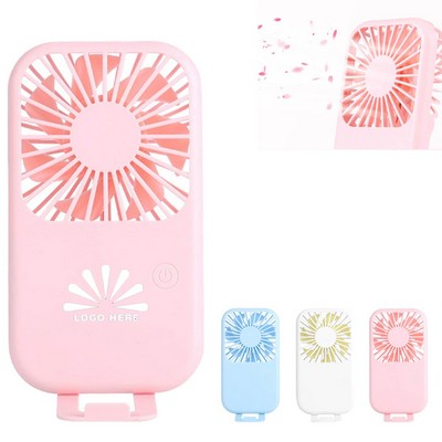 Portable Handheld Fan with Phone Stand