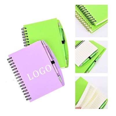 A6 Spiral Notebook with Pen Set