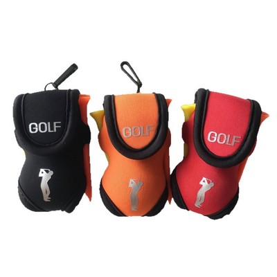 Golf Ball Waist Bag with Tee Holder