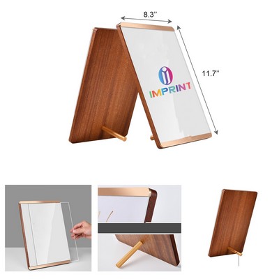 Minimalist Wooden A4 Plaque Award