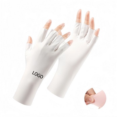 Outdoor Sunscreen Half Finger Gloves