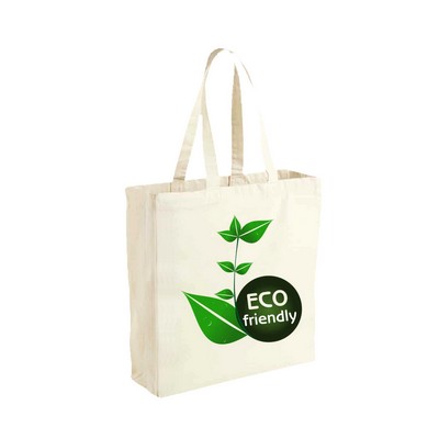Grocery Tote Bag – 6oz Polyester Twill with Heat Transfer Print