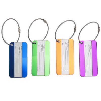 Metal Travel Luggage Tag