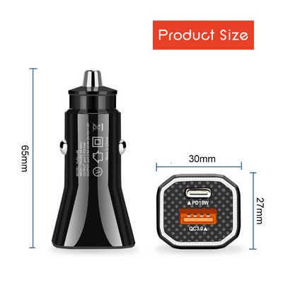 Dual USB Car Charger – Macaron Multicolor