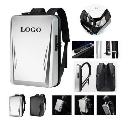 Protective Hard Case Backpack with USB Port