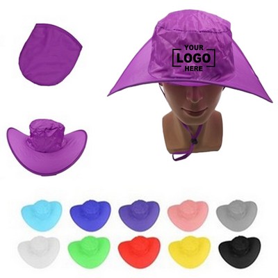 Collapsible Sun Visor Cowboy Hat