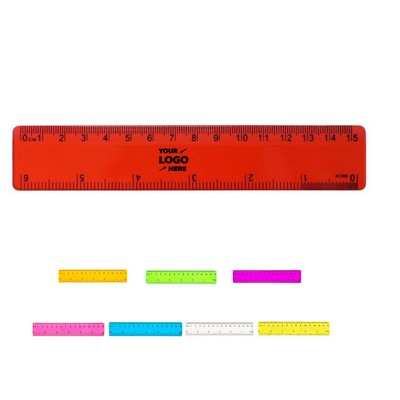 6 Inch Colorful Rulers