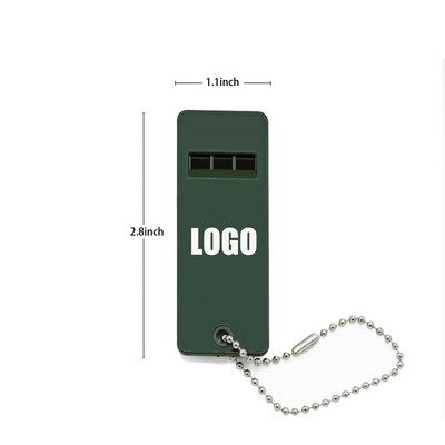 Three-Frequency Outdoor Survival Whistle