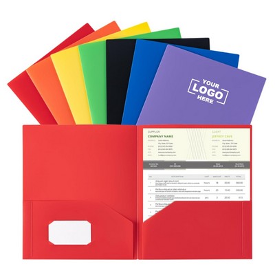 Plastic Folders with Pockets