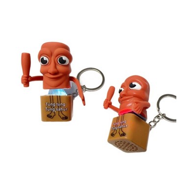 Tung Tung Tung Sahur Run Keyboard Sensory Fidget/Stress Toy Keychain