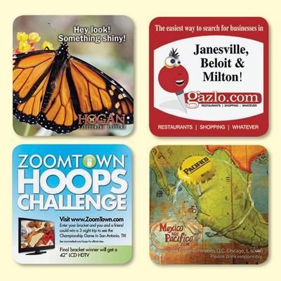 Vynex® DuraTec® 3.6"x3.6"x1/8" Hard Surface Drink Coaster