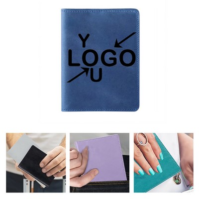 Genuine Leather Immunization Card Holder