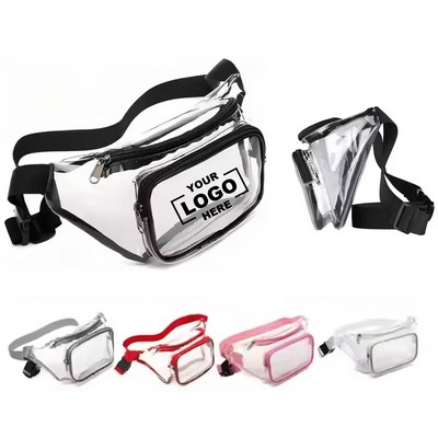 Clear PVC Transparent Fanny Pack (Event-Compliant)