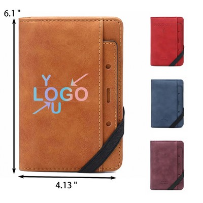 RFID Shielding Travel Passport Case With Strap