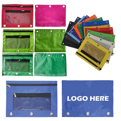 3 Ring Binder Pencil Pouch