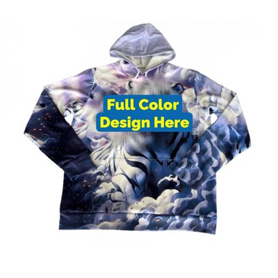 MOQ 50 pcs Dye Sublimated Hoodie