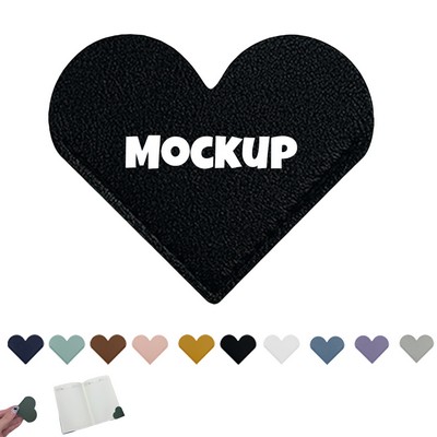 PU Heart Corner Bookmark