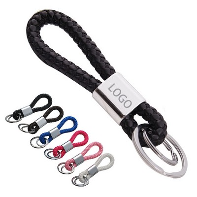 Braided Rope Metal keychain