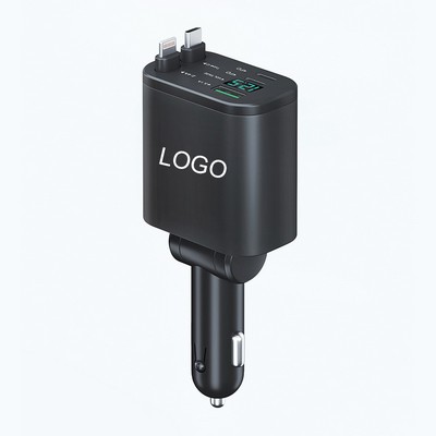 Retractable Fast Charging Car Charger