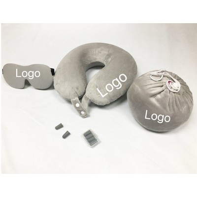 Eye Mask U-Shaped Pillow Set