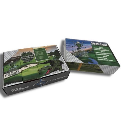 Custom Printed Golf Ball Sleeves Combo 7-3/8 x 5-3/8 x 1-7/8" - 1/ctn