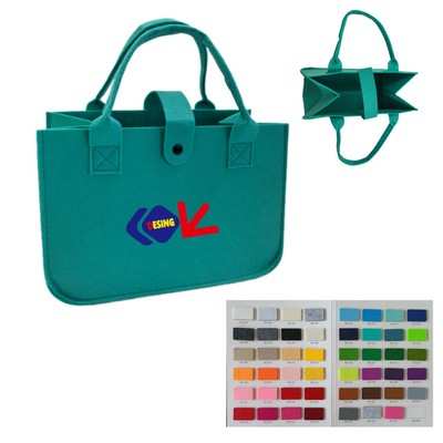 MOQ 10 pcs Felt Tote Bag
