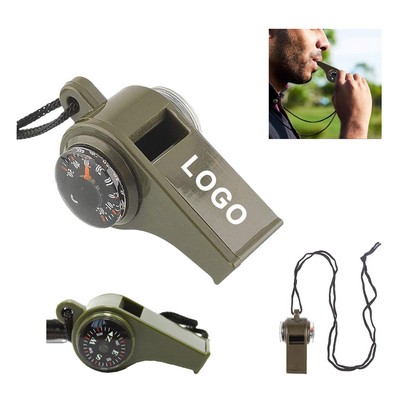 Multi-Functional 3 in 1 Survival Whistle