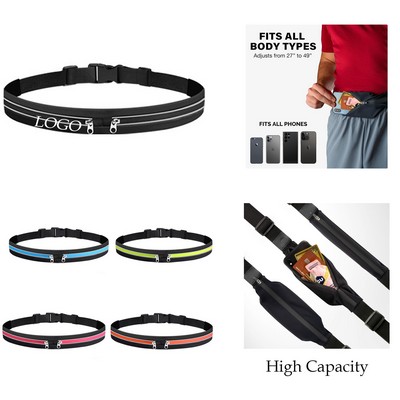 2 Pockets Running Belt Fanny Pack