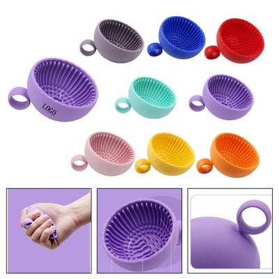 Silicone Makeup Brush Cleaning Bowl