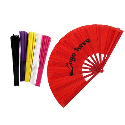 Portable Hand Held Silk Folding Fan